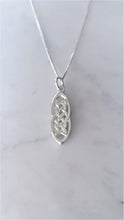 Celtic Shield pendant necklace in sterling silver