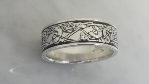 Birds and Dogs in Sterling Silver