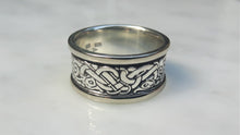 Birds in Sterling Silver with 14k gold raised borders