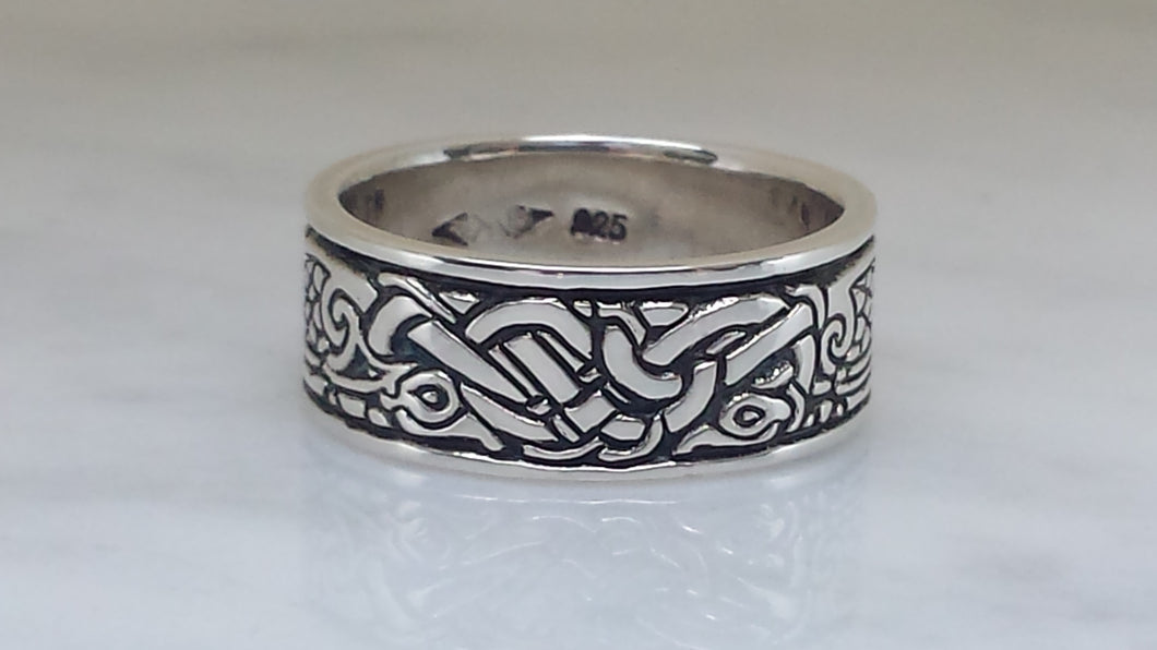 Celtic BIRDS in Sterling Silver