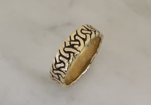 Fire in 14 karat gold