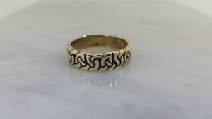 Fire in 14 karat gold