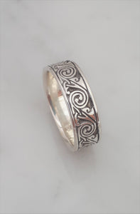 Wind in Sterling Silver
